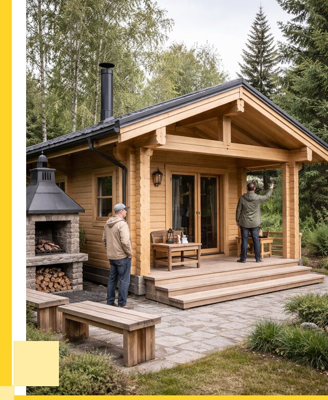 Деревянные бани под ключ в Белой Калитве от 466695 р. | ЭриданБкл