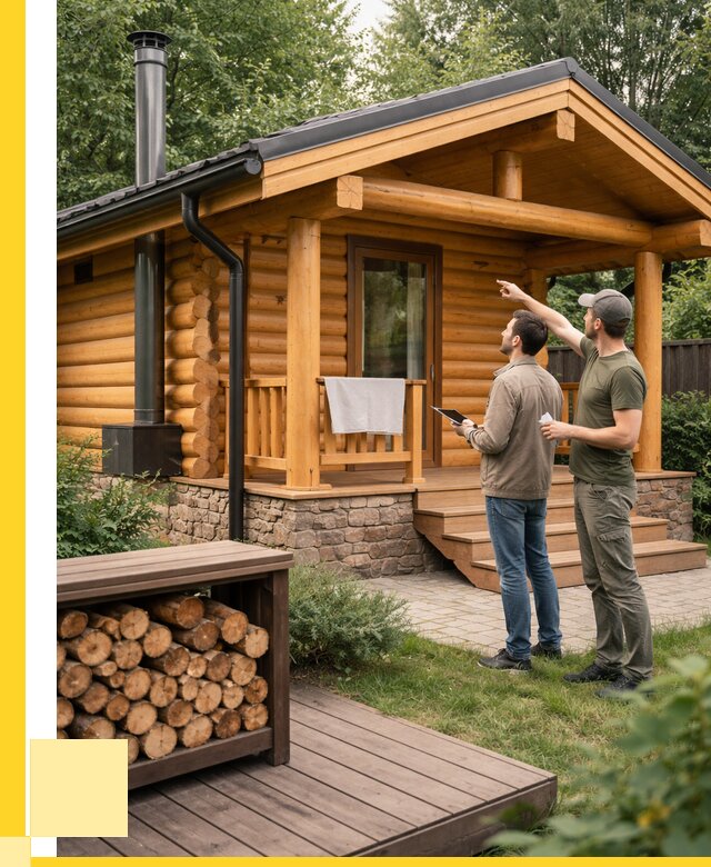 Бани для дачи под ключ в Белой Калитве от 259275 р. | ЭриданБкл