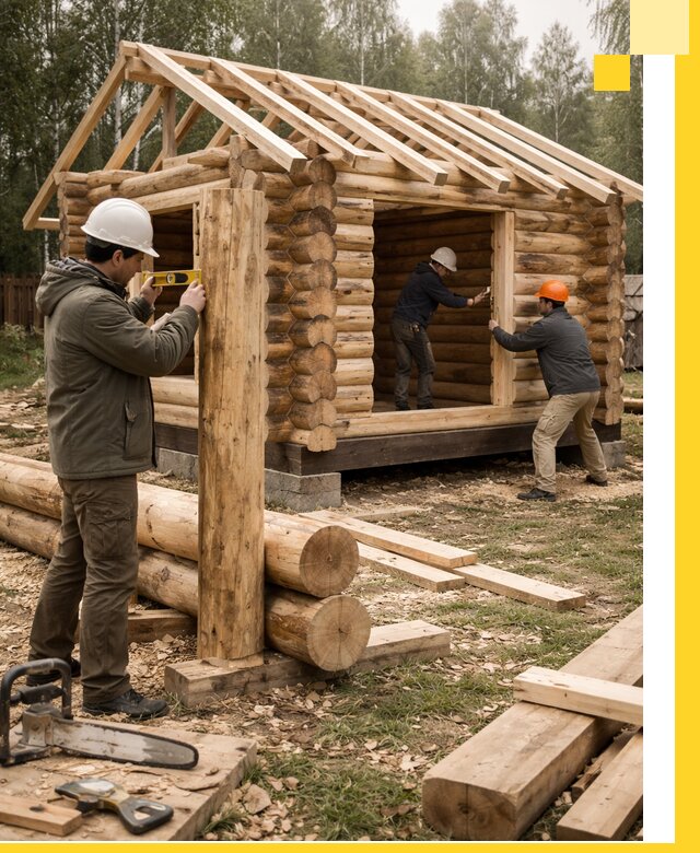 Строительство бань для дачи под ключ в Белой Калитве с доставкой и монтажом