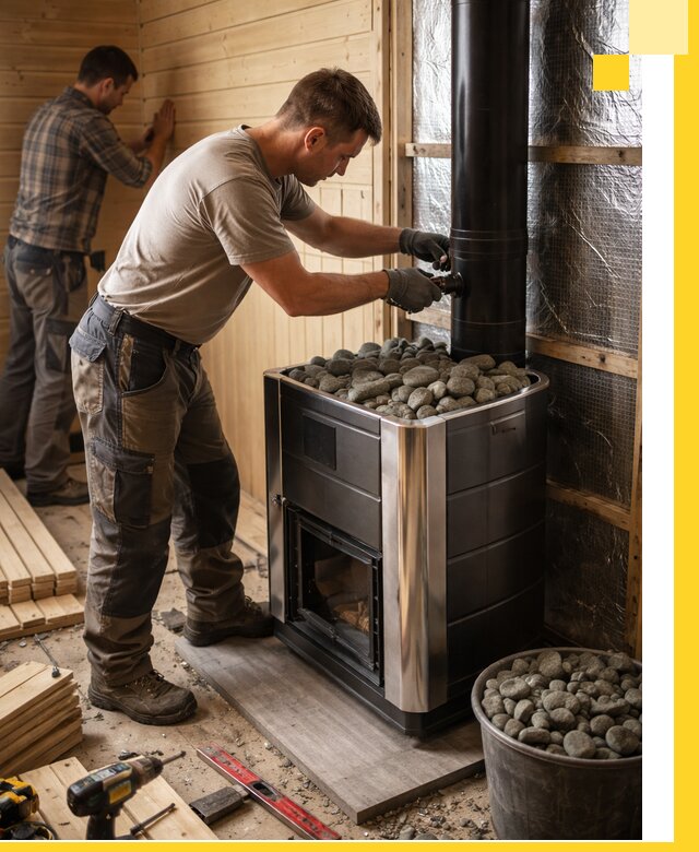 Проектирование и строительство парилок для бани в Белой Калитве под ключ