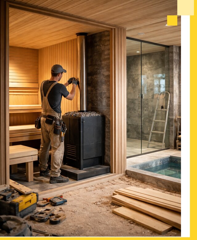 Полное строительство банных комплексов под ключ в Белой Калитве