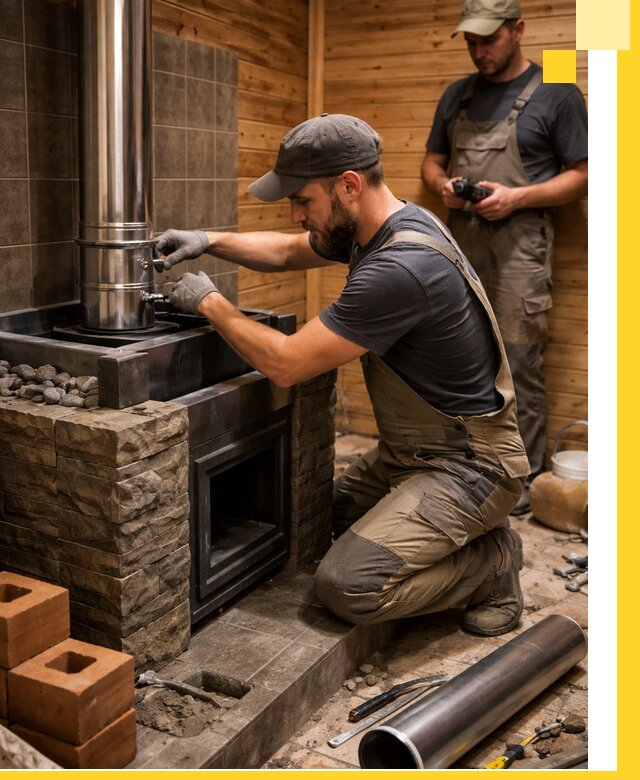 Изготовление и установка банных печей под ключ в Белой Калитве