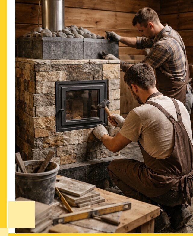 Облицовка банной печи в Белой Калитве от 15557 р. | ЭриданБкл