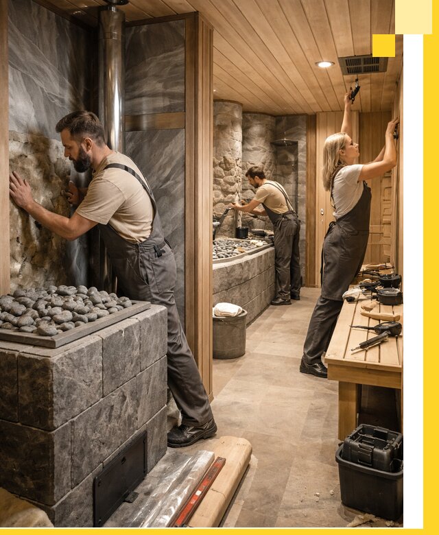 Строительство бань и SPA процедур в Белой Калитве под ключ и отделкой