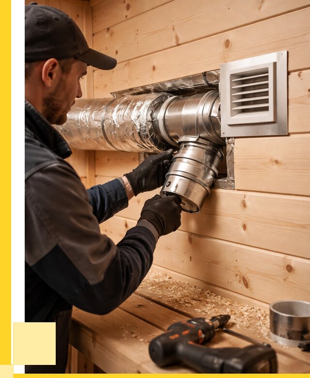 Монтаж вентиляции бани в Белой Калитве от 12445 р. | ЭриданБкл