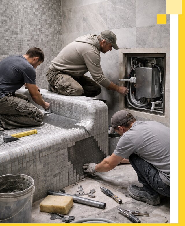 Проекты хамамов под ключ в Белой Калитве и дизайн и строительство