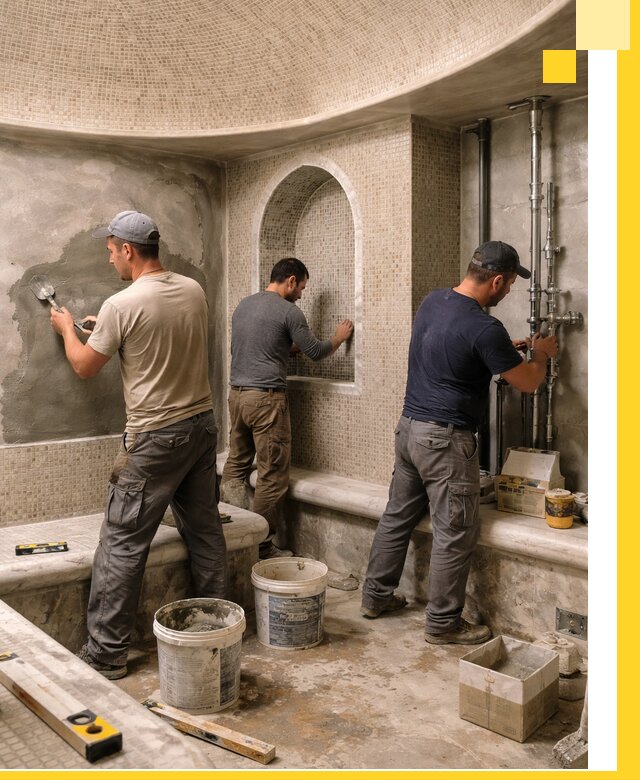 Профессиональный монтаж хамамов под ключ в Белой Калитве с гарантией