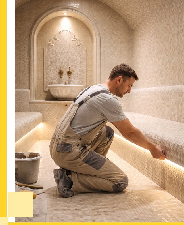 Отделка хамамов под ключ в Белой Калитве от 5704 р. | ЭриданБкл