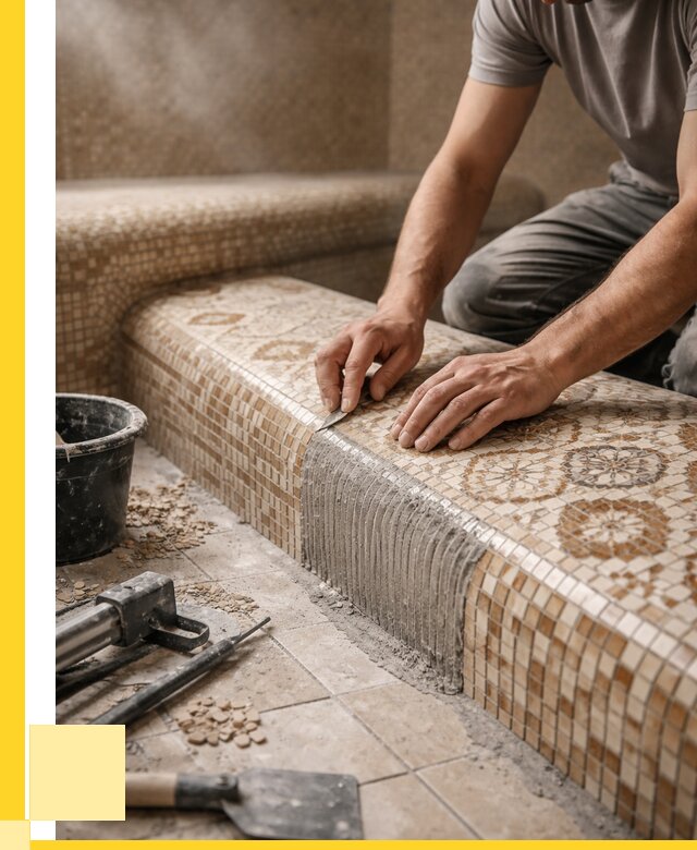 Плитка для хамама под ключ в Белой Калитве от 3630 р. | ЭриданБкл