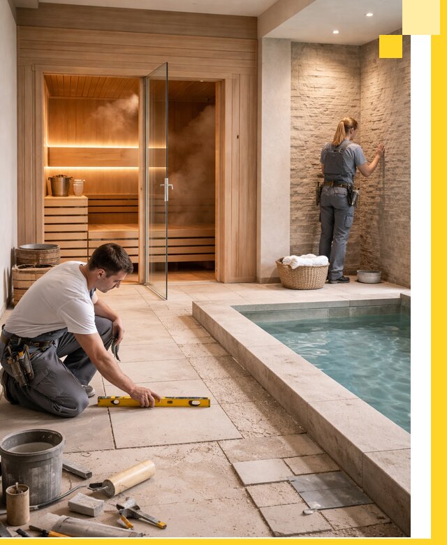 Комплексный дизайн и отделка интерьеров SPA под ключ в Белой Калитве